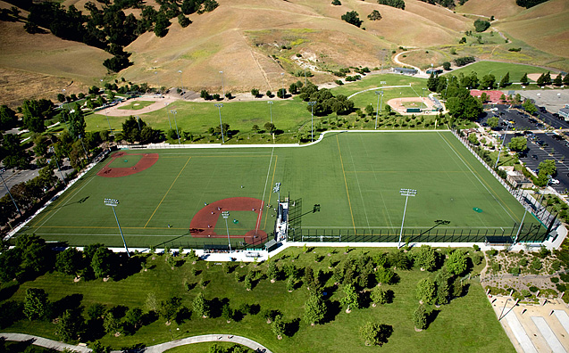 Sycamore Fields aerial